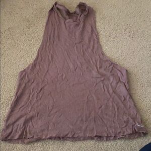 Alo yoga thermal racer back cropped tank small